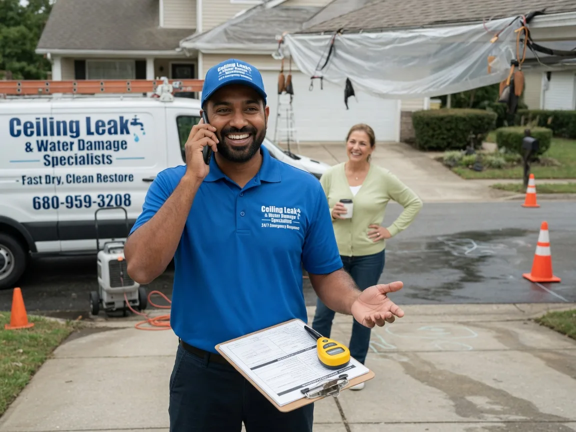 Ceiling Leak Cleanup Rising Sun, MD FAQs
